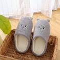 thumbnail image 2 of 1pair House Plush Women Slippers Autumn Winter Indoor Cute Animal Soft Bottom Non-slip Floor Shoes Home Slippers Women Slides, 2 of 5