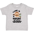 thumbnail image 3 of Inktastic Monkey I Love Hanging out with My Grammy Boys or Girls Baby T-Shirt, 3 of 5