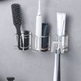 thumbnail image 4 of Toothbrush Holder Stainless Steel Toothpaste Storage Rack Stand Large Capacity Hanger Large Capacity Mount Organizer Supply for Toilet, 4 of 7