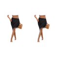 thumbnail image 3 of Guardurnaity de mujer Moda portátil Casual Flexible Bohemio Transpirable Vacaciones de verano Compras al aire libre Faldas de playa Type4 NO4, 3 of 6