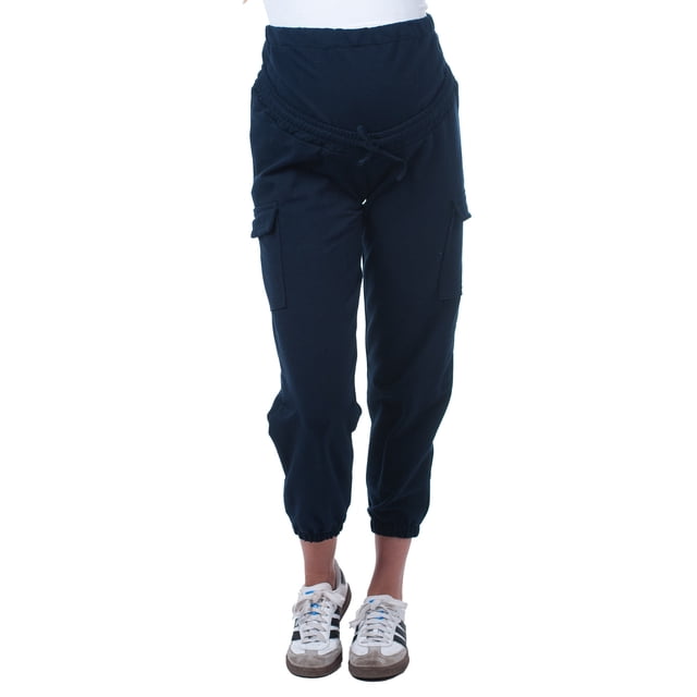 Jogger para Embarazo Casual Ajustable en algodón Almacenes Mario Color Azul Marino Talla Unitalla