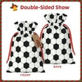 thumbnail image 2 of Naloa Soccer Ball Drawstring Christmas Bags, 3D Xmas Gift Bags, Christmas Wrapping Bags, Xmas Goodie Bags, Treat Pouch Bags, Party Favor Bags-Medium, 2 of 9