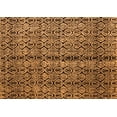 thumbnail image 1 of Ahgly Company Indoor Rectangle Abstract Orange Modern Area Rugs, 7' x 9', 1 of 4