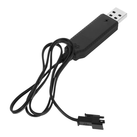 OATIPHO USB Charging Cable for Bubble Machine - Black, Plastic, Convenient and Safe