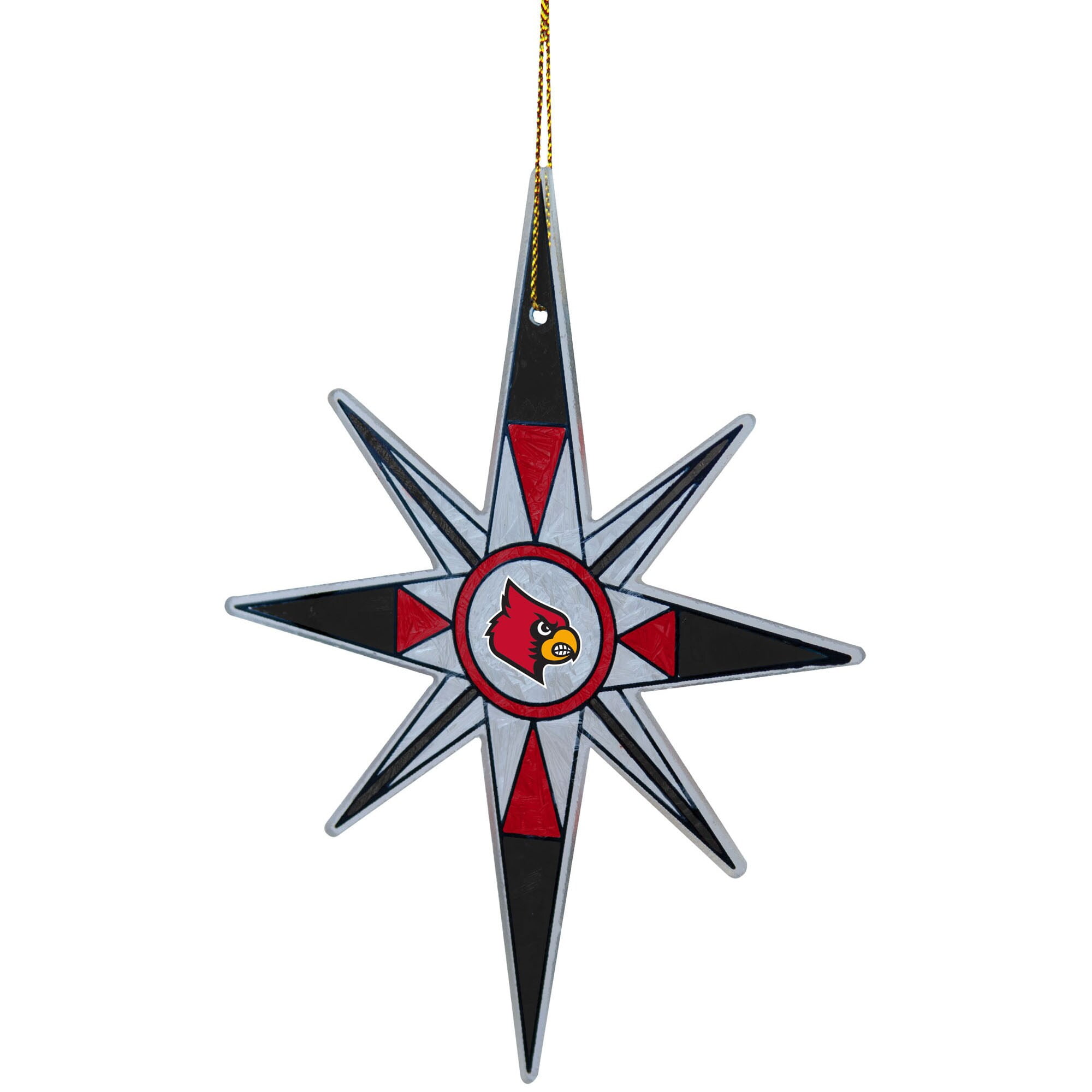 Memory Company Louisville Cardinals Stained Glass Table Lamp