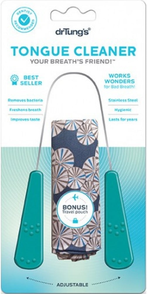 Dr. Tung's Stainless Steel Tongue Cleaner 1 ea (Pack of 3)