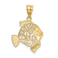 thumbnail image 3 of 14k Filigree Fish Pendant in 14k Yellow Gold, 3 of 3