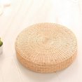 thumbnail image 1 of OUSITAID Tatami Cushion Breathable Widely Applied Comfortable  Straw Weave Handmade Pillow for Floor, 1 of 10