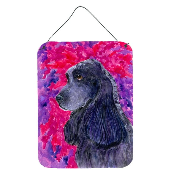 Caroline's Treasures SS8659DS1216 Cocker Spaniel Wall or Door Hanging Prints, 12x16, multicolor