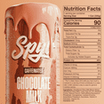 thumbnail image 6 of SPYLT High Protein Milk, Chocolate, 20g Protein, 60mg Caffeine, Sugar Free, 11 fl oz, 12 Cans, 6 of 10