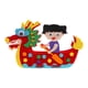 thumbnail image 1 of Ni?os Handcraft Dragon Boat 3D DIY Fieltro Artesanal Para El Hogar Ni?os Decoración Ni?a Sunnimix Artesanía de fieltro de bricolaje, 1 of 8