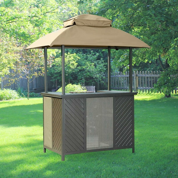 Garden Winds Replacement Canopy Top for the Bar Shelter Gazebo, RipLock