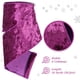 thumbnail image 2 of Cinta decorativa MAYREEL, 10 yardas, terciopelo morado, alambrada, 10 cm, 2 of 6