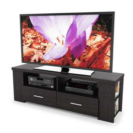 CorLiving - Bromley TV Bench, for TVs up to 75" - Ravenwood Black