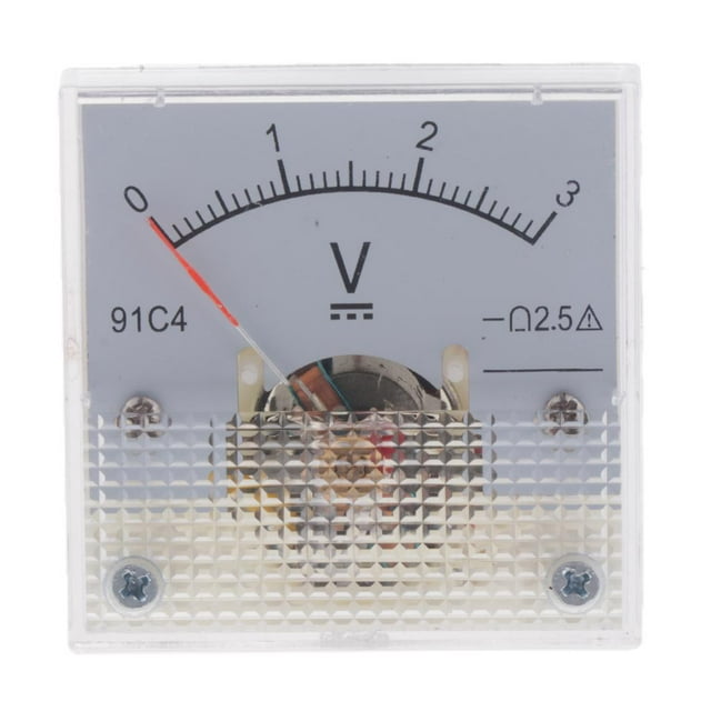 S SERENABLE Classic DC Analog Panel Meter, Measuring range 0-3 V to 0-250 V, Analog 0-3V