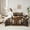Brown 01, variant on Feelyou Rustic Daisy Floral Twin Bedding Sets 7-Piece for Kids, Cartoon Jungle Botanical Bedding Comforter Set, Vintage Western Fashion Reversible Sheet Sets, Breathable Home Decor