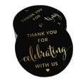 thumbnail image 1 of Inkdotpot Pack Of 100 Real Gold Foil Paper Tags Thank You Celebrating With Us Bridal Shower-Baby Shower-Retirement-Wedding-Birthday Favor Hang Tags, 1 of 6