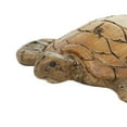 thumbnail image 5 of 11" x 3" Brown Polystone Turtle Sculpture, by DecMode, 5 of 8