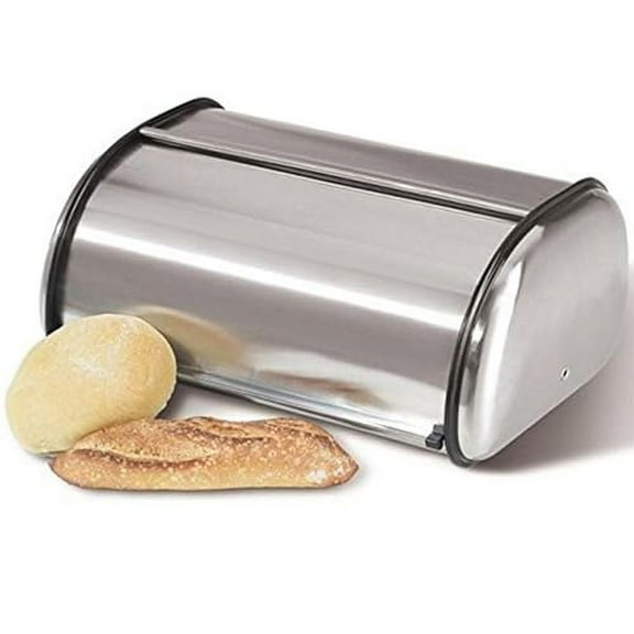 HOME IT Stainless Steel Bread Box for kitchen, bread bin, bread storage Bread holder 16.5x10x8