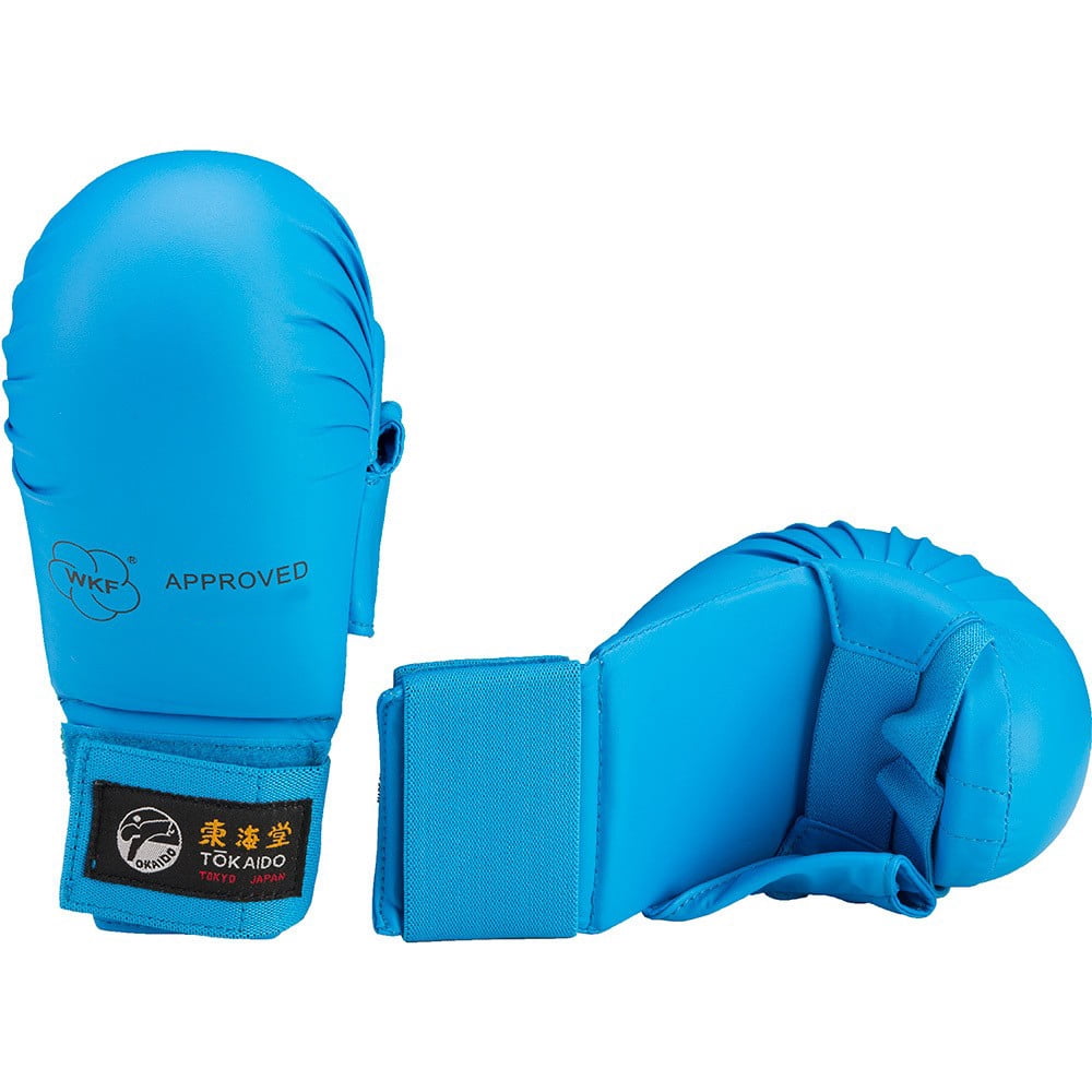 Tokaido Karate WKF Mitt with Thumb, Blue