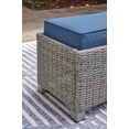 thumbnail image 6 of Signature Design by Ashley Casual Naples Beach Outdoor Bench with Cushion  Light Gray, 6 of 7