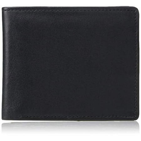 Men's Bifold Wallet With Double ID Flap in Genuine Leather