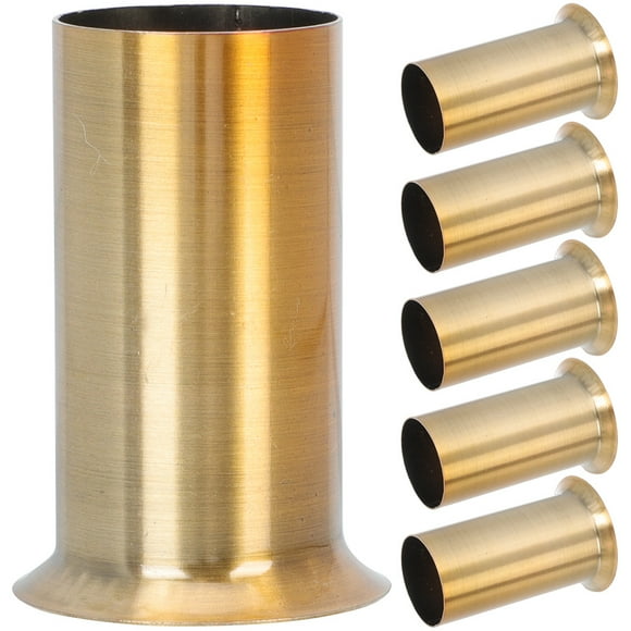 MasteelfCA 6pcs Flanging Sleeve Lamp Base Sleeve E14 Socket Chandelier Lamp Holder Tube