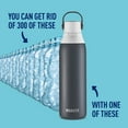 thumbnail image 4 of Brita Premium Stainless Steel Leak Proof Filtered Water Bottle, Carbon, 20 oz, 4 of 9