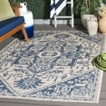 thumbnail image 2 of SAFAVIEH Courtyard Melva Medallion Indoor/Outdoor Area Rug, Beige/Blue, 5'1" x 7'6", 2 of 11