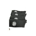 thumbnail image 2 of Sierra Socks Women's Snowflake Pattern Soft Acrylic Crew Socks W7111S (Black, Fits Shoe Size 4-10, Socks Size 9-11), 2 of 6
