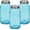 Blue, variant on 6 count 64 oz Glass Mason Jars Glass Mason Jars Canning Container Set Embossed Half Gallon Fermenting Container with Airtight for Canning Freezing Preserving Beverages Decor ()