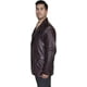 Scully 650-179-40 Hommes Leather Porter Blazer en Peau d'Agneau avec Véritable Autruche Trim&44; Cerise Noire&44; Taille 40 – image 3 sur 4