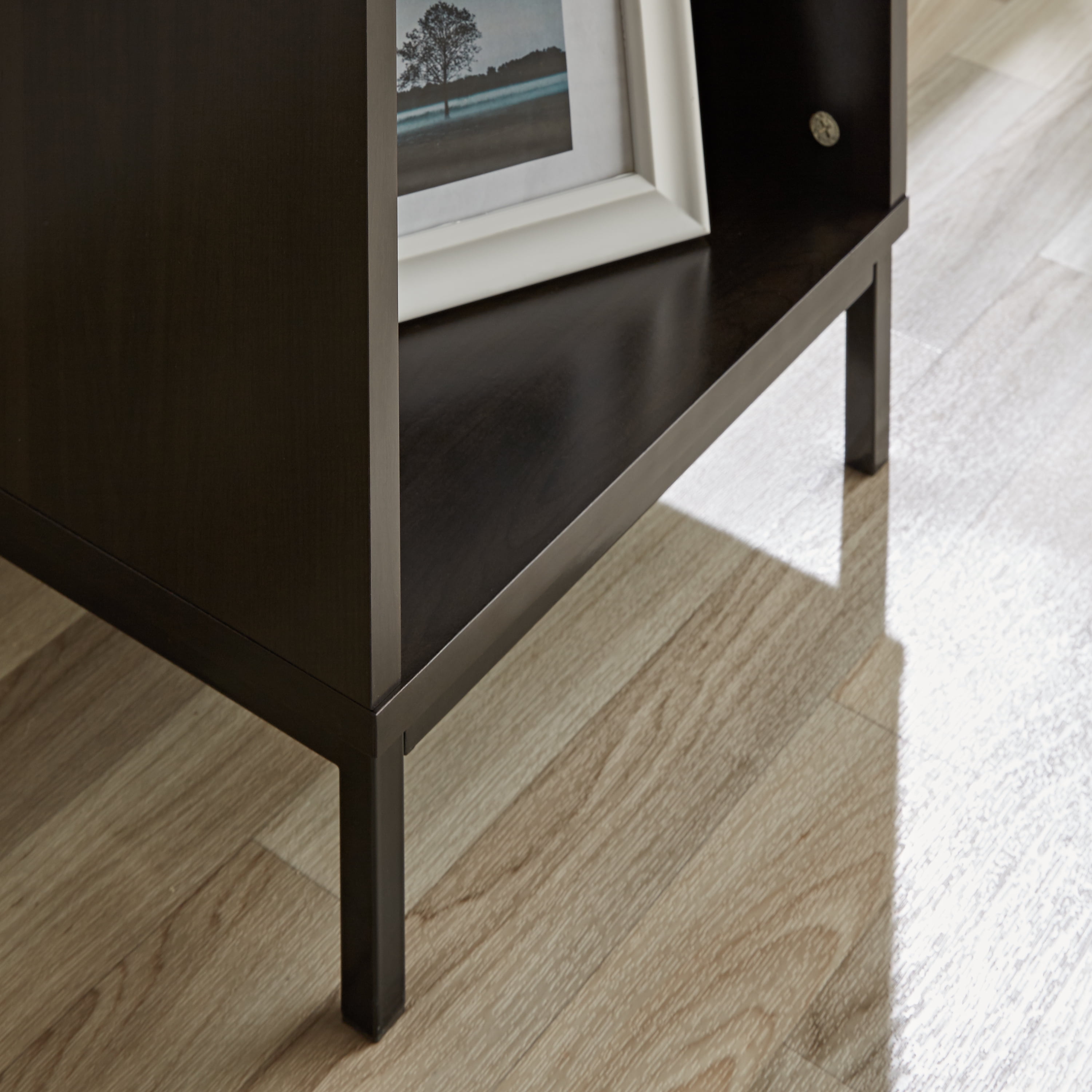 Mainstays Cube Storage Home TV Entertainment Center, Espresso
