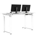 thumbnail image 3 of MotionGrey - Ergo2 Pro Adjustable Left L-Shaped Electric Standing Desk with Memory Settings - 63"x43" White Top White Frame - Ergonomic Desk for Home and Office, 3 of 13