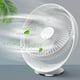 thumbnail image 1 of Desk Fan, 8 inch Quiet USB Fan 2000mah Battery Rechargeable 3 Speeds, USB Cable Included, 1 of 5
