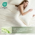 thumbnail image 5 of Tencel Lyocell Sheet Set  Size 3 count, Silky Soft Breathable Cooling Sheet Set with 16 Inch Deep Pocket for Hot Sleepers, Cream White, 5 of 6