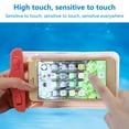 thumbnail image 4 of Naierhg 1 Set Phone Dry Bag Touchscreen Anti-scratch Waterproof Shockproof PVC Beach Camping Waterproof Phone Bag Yellow A, 4 of 8