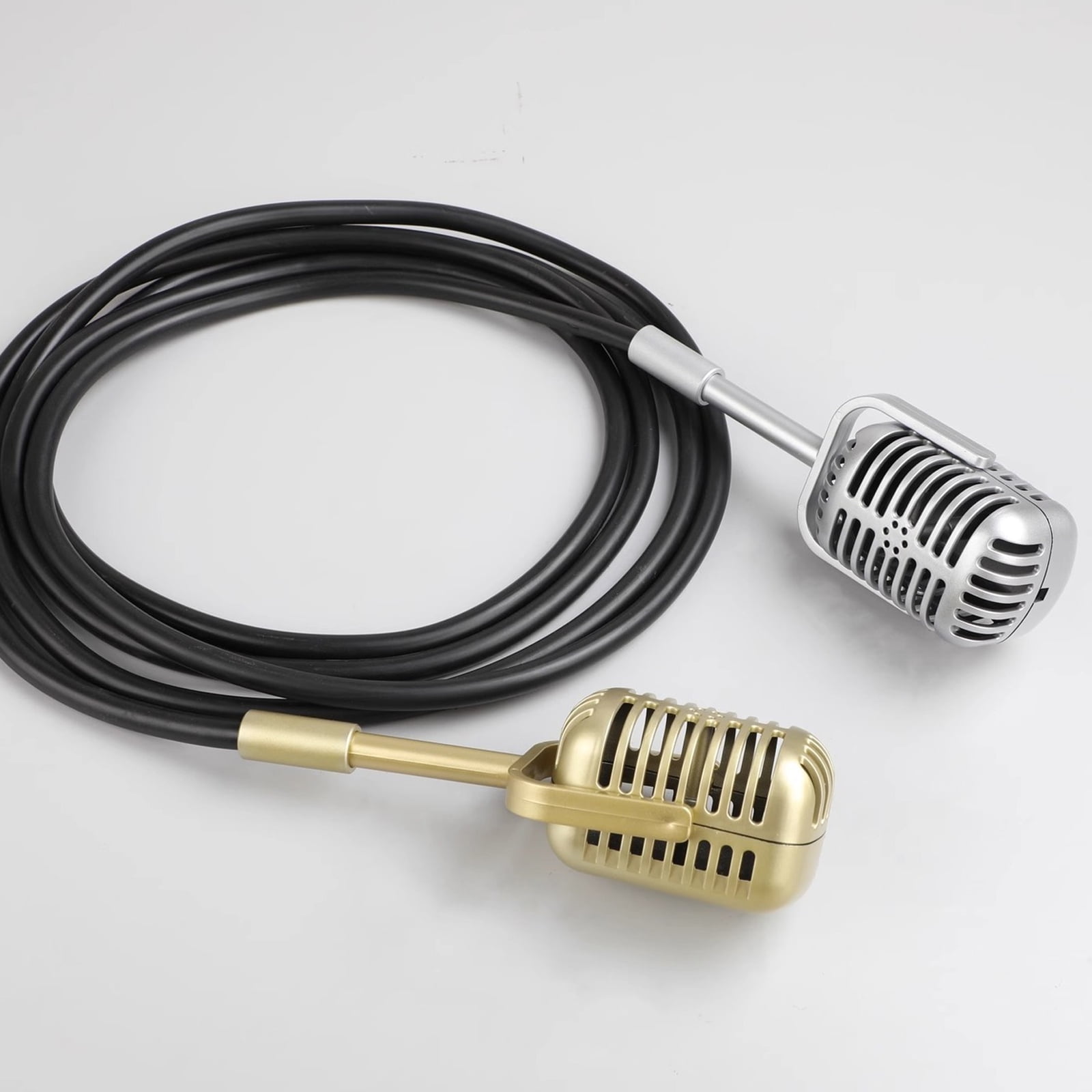 Vintaged Retro Microphone Durability Metal for Photography Studio Home Decor Video Recording Accessories