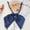 Navy, variant on 1PC Bow Tie Red Polyester Women's double layer bow tie bow flower new featherless root Japanese college style solid color bright face bow tie