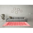 thumbnail image 3 of Ahgly Company Machine Washable Indoor Rectangle Oriental Red Modern Area Rugs, 5' x 8', 3 of 4