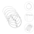 thumbnail image 1 of KONTONTY 1Set Professional Silver Plated Acoustic Guitar Strings Multi Color Long Sustain Comfortable Grip, 1 of 8