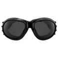 thumbnail image 6 of 2 Pairs MotoFrames MF Vulcan Padded Motorcycle Goggles Black Frames, Polarized Smoke/Smoke Lenses, 6 of 9