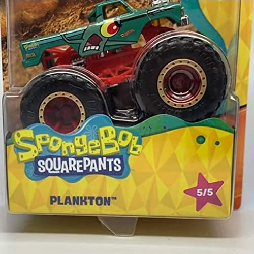 Hot Wheels Monster Trucks Bob Esponja Pantalones Cuadrados Plancton 5/5