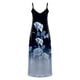 thumbnail image 4 of Puntoco Vestidos Mujer Verano Moda Mujer Sexy Verano Casual Sin Mangas Cuello Redondo Sólido Vestido con Apertura De Tenedor, 4 of 5