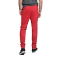 thumbnail image 3 of G-Style USA Men's Hip Hop Slim Fit Track Pants - Athletic Jogger Scrunched - Red - Medium, 3 of 5