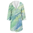thumbnail image 4 of Gifts for Mom Cotton Robes for Women Fuzzy Women's Nightgowns & Sleepshirts Oversize Cute Women's Sleepwear House Womens Robe Green, 4 of 5