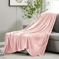 thumbnail image 5 of Knubmt Solid Color Fleece Throw Blanket Lightweight Cozy Super Soft Warm Plush Blanket for Bed, Sofa, Chair, Office, 20x27 inch, 5 of 8