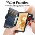 thumbnail image 2 of Case for Google Pixel 6 5G Cover Leather Wallet Folio Case Book Design Flip Magnetic Closure - Blue, 2 of 5