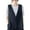 Black, variant on yunLCZ Square Neck Tank Top Womens Cotton Linen Vest Casual Loose V Neck Sleeveless Vests With Pockets Summer Sleeveless Tops