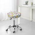 thumbnail image 6 of KLL Undersea Seahorse Round Bar Chair Cushion Cover ,Bar Stool Protector with Elastic, Soft Washable, 6 of 6